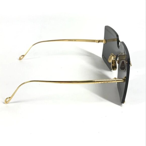 LOEWE LW40073U logo glasses eyewear sunglasses Plastic / Metal Black/Gold main image 11